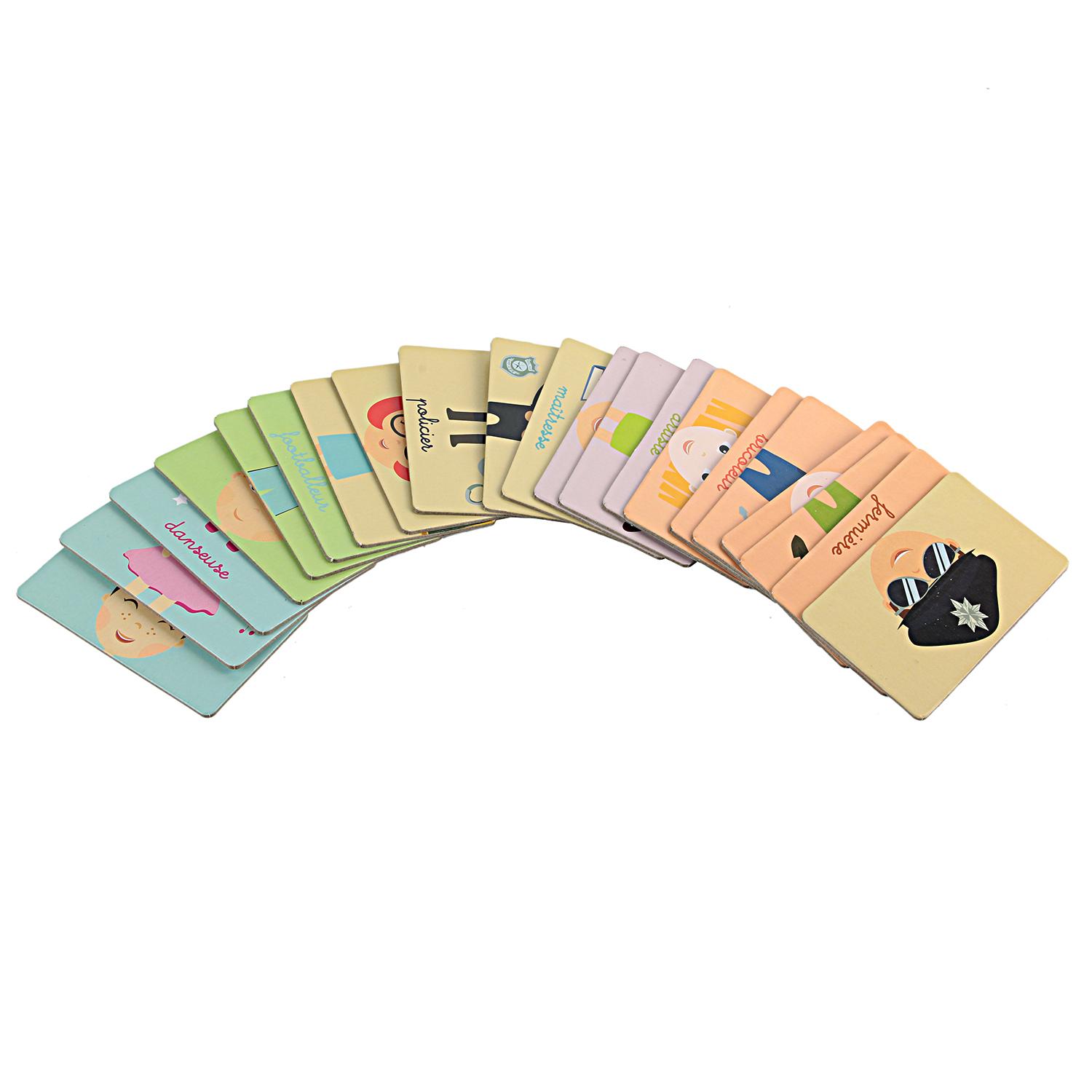 CARTES EDUCATIVES METIERS X27 PCS