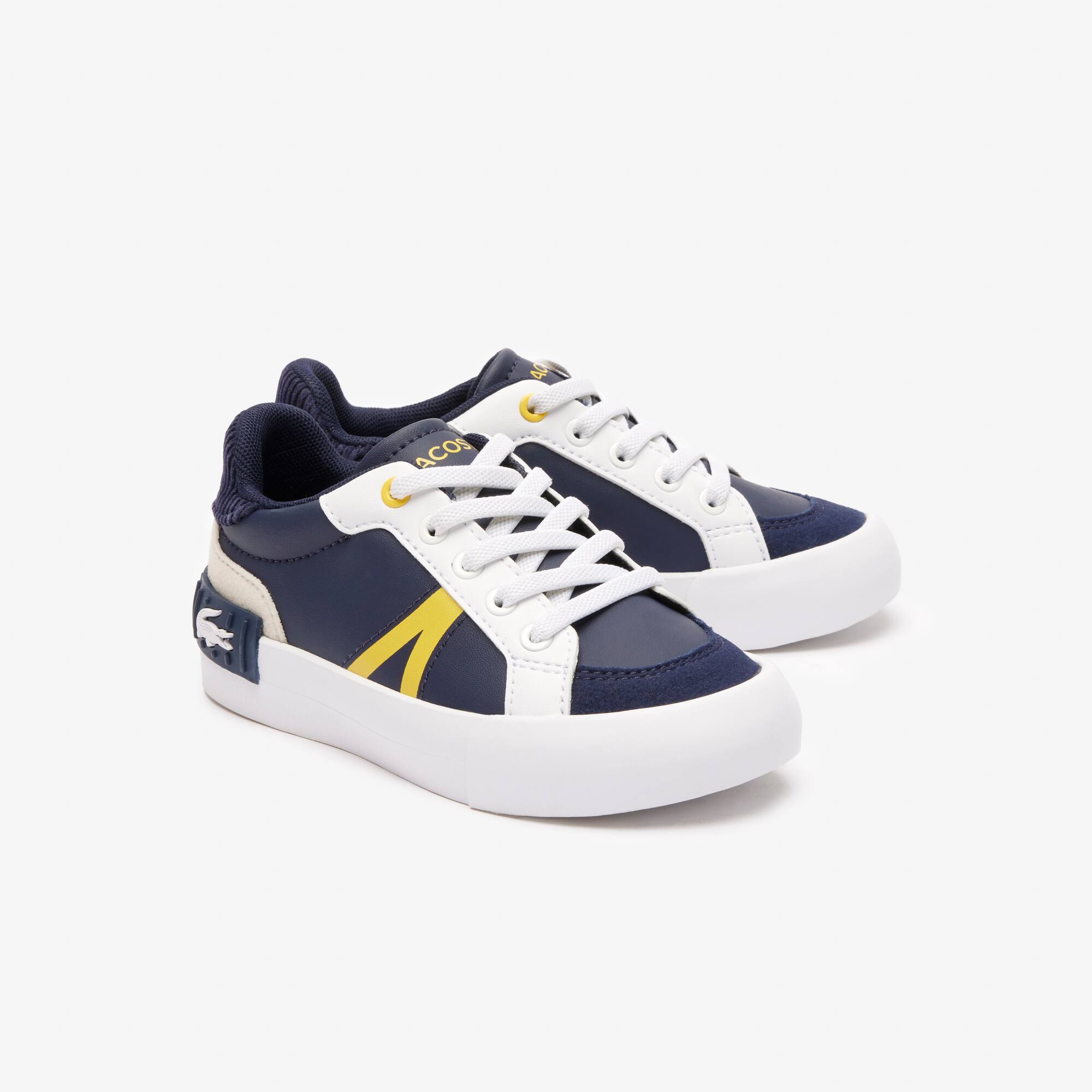 Sneakers L004 bébé Chaussures - Bleu - Lacoste - Enfant