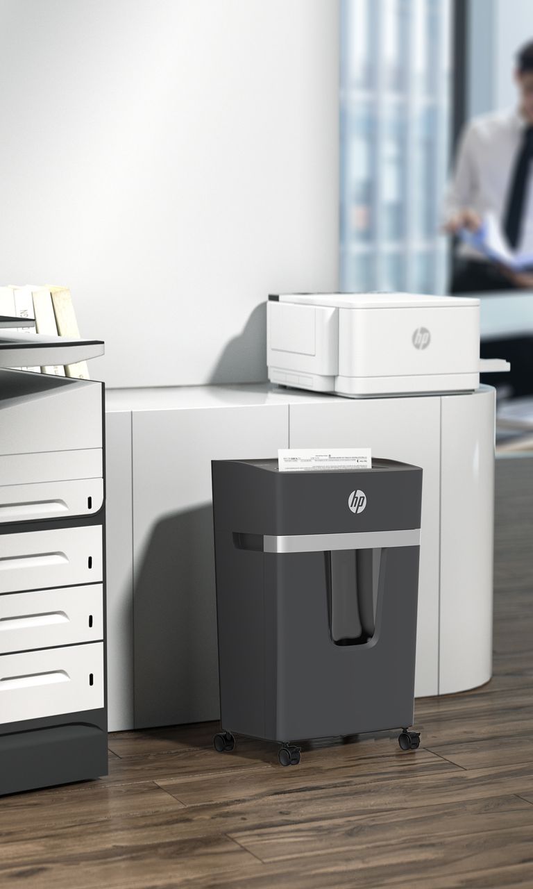 HP Aktenvernichter Pro 15cc Sicherheitsstufe P-4 Shredder Papier Kreditkarten