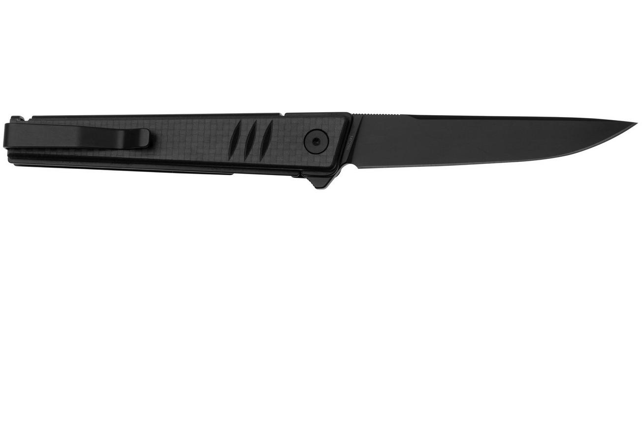 Real Steel Kikashi 8071CB, Black PVD 14C28N, Carbon Fiber G10, zakmes