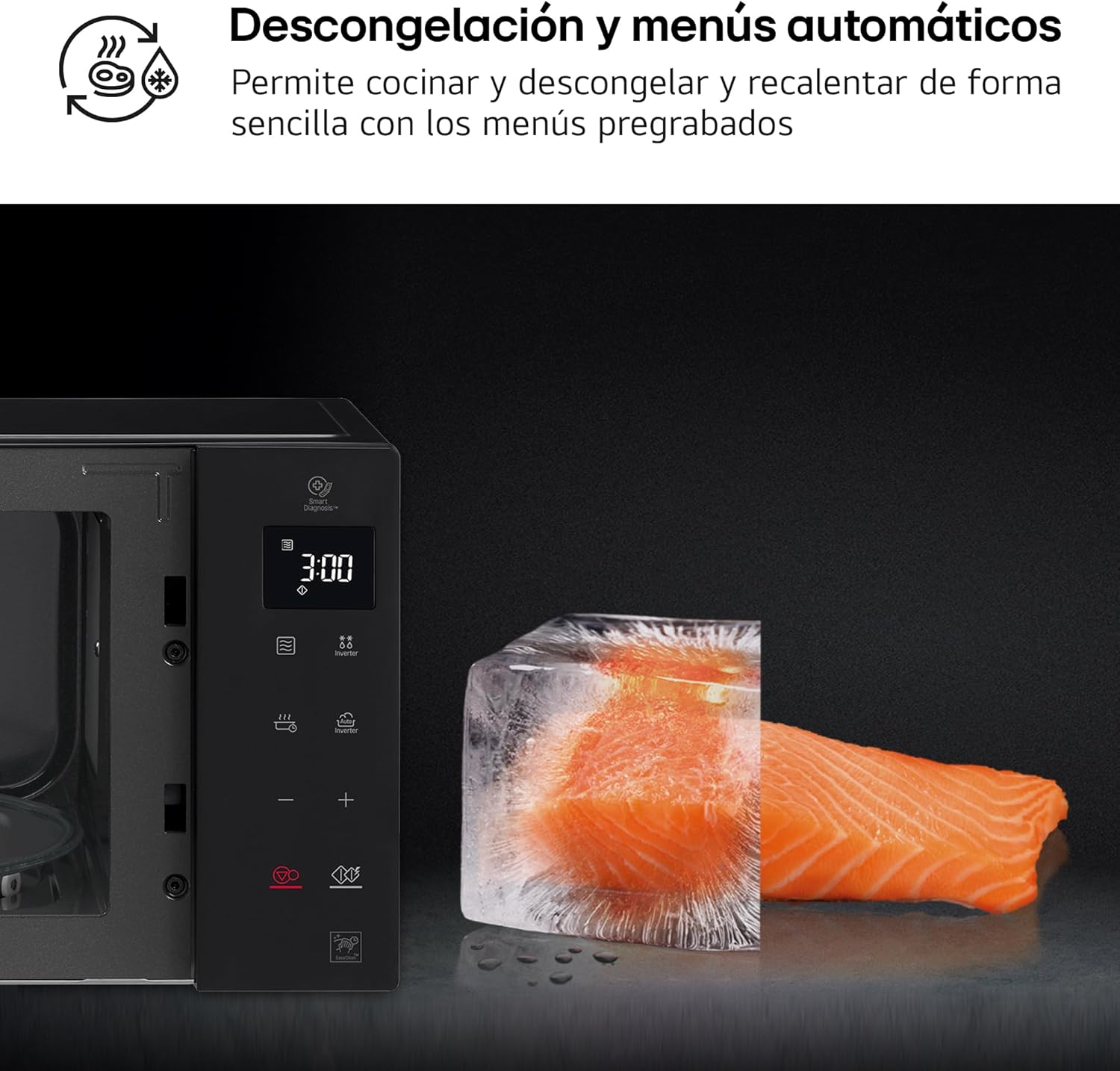 LG MH6535GIB Microondas Con Grill 25L 1000W