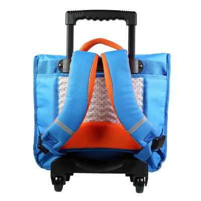 Cartable à roulettes Phileas Skate 38 cm - 2 compartiments - bleu - Bagtrotter