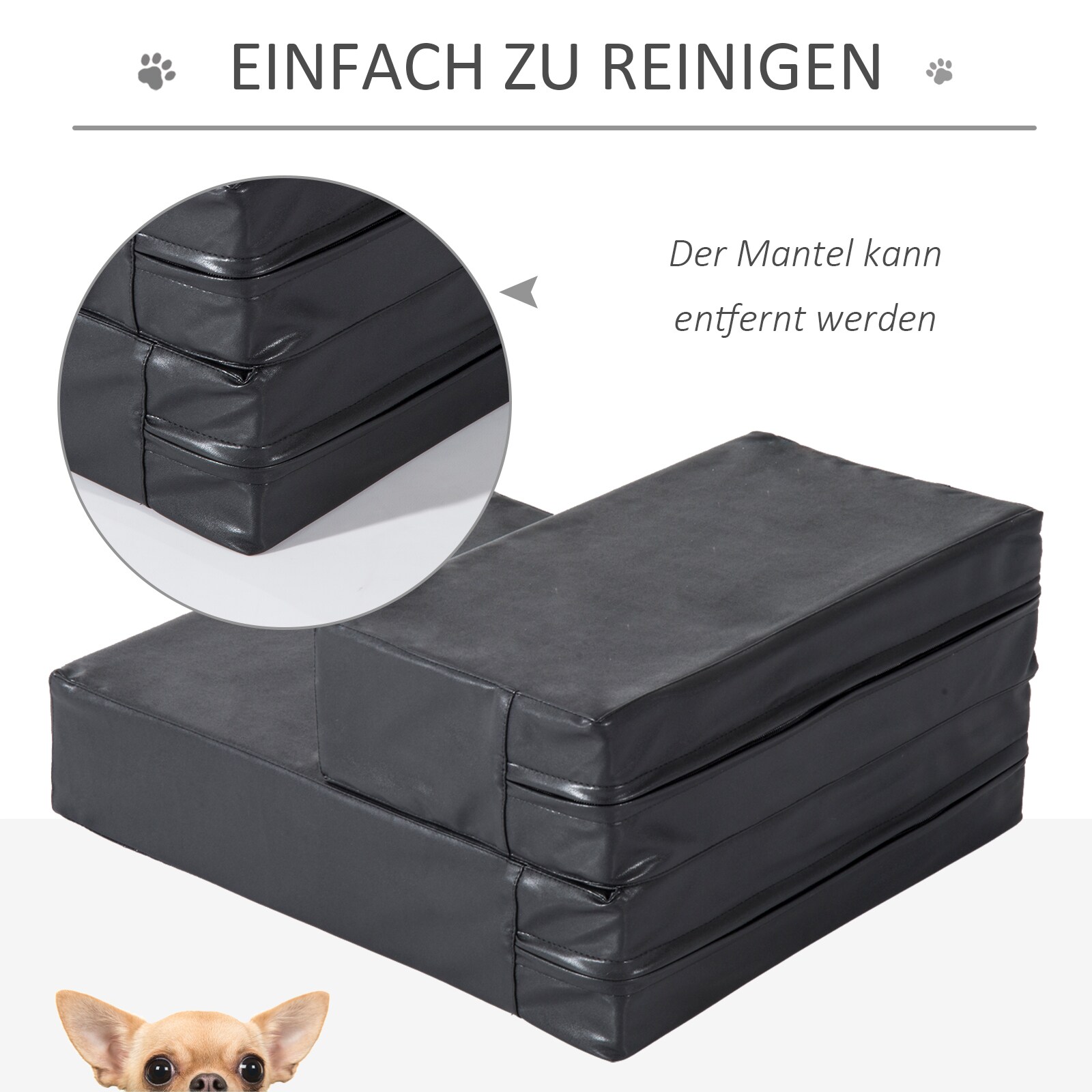 PawHut Hundetreppe klappbar