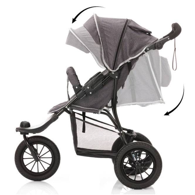 MICA - Dreirad Jogger - dunkelgrau