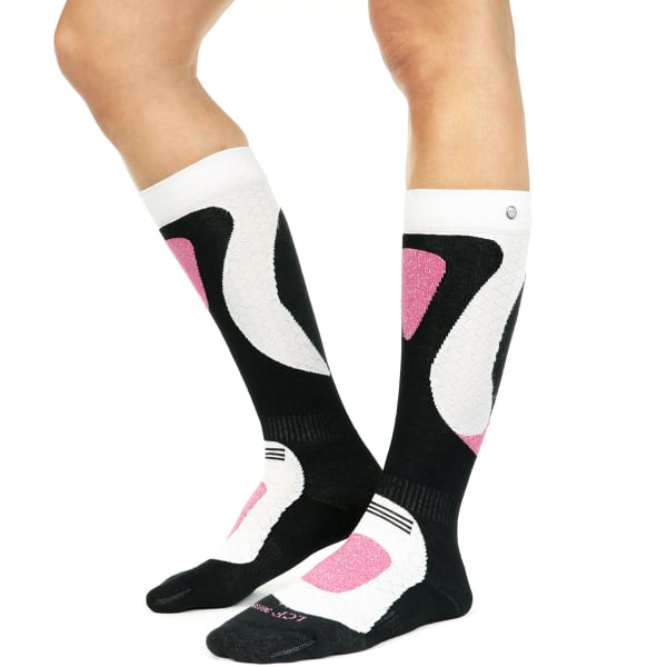 Chaussette de ski LA CHAUSSETTE DE FRANCE BIOCERAMIC PINK