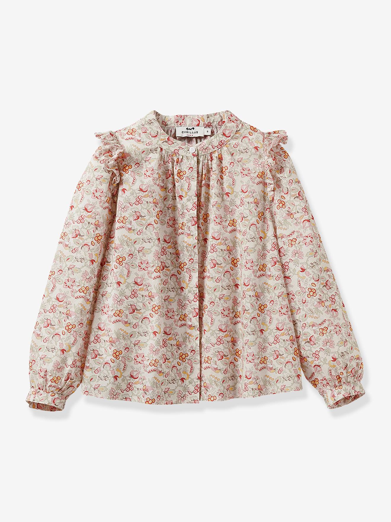 Camisa estampada Mireille para meninas