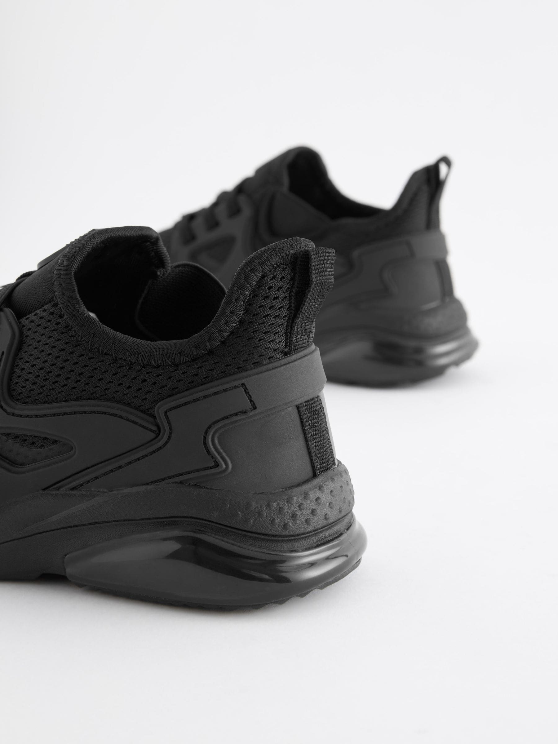 Zwart - Elastische sportschoenen
