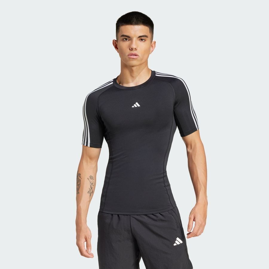 Adidas T-shirt compression 3 bandes Techfit Training