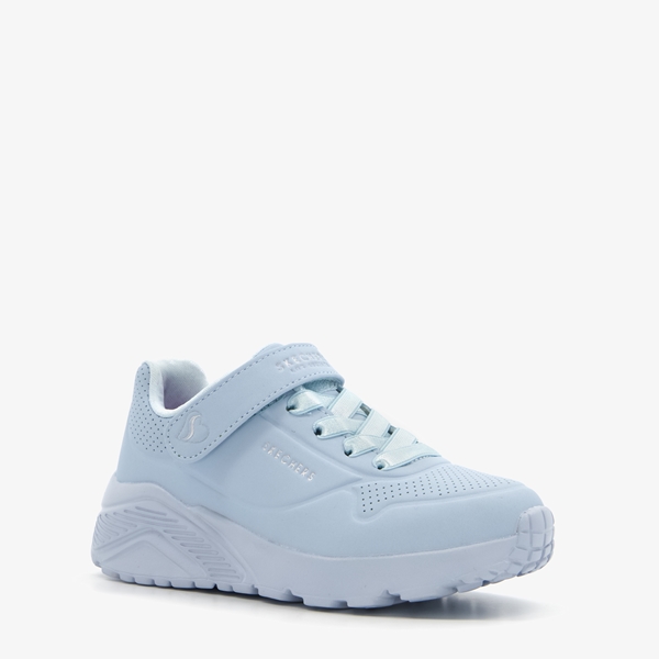 Skechers Uno Lite kinder sneakers lichtblauw