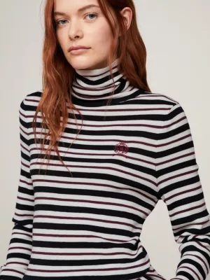 Suéter gola alta Crest Relaxed Fit Unissex
