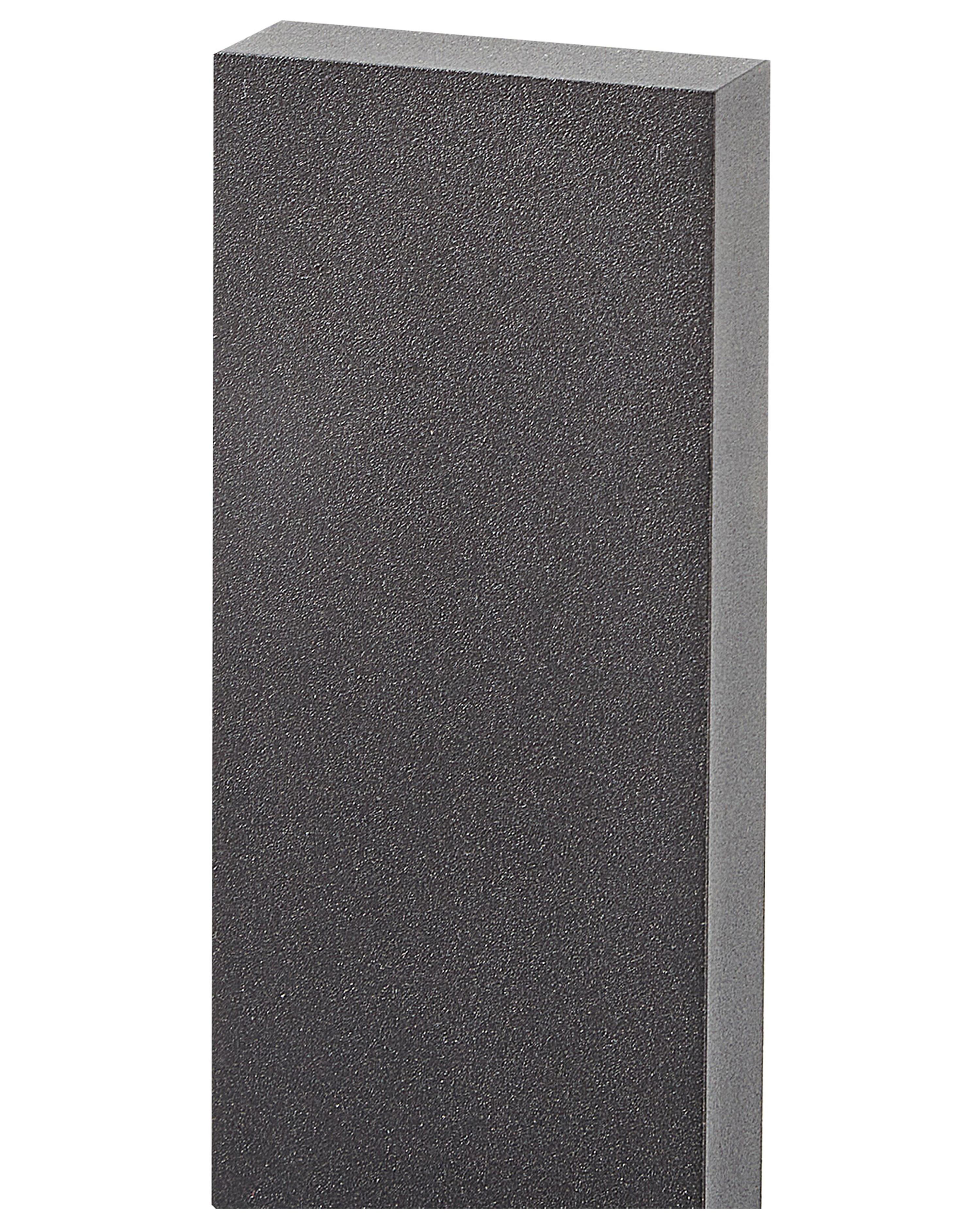 Buiten LED wandlamp TUMMEL met bewegingssensor Zwart