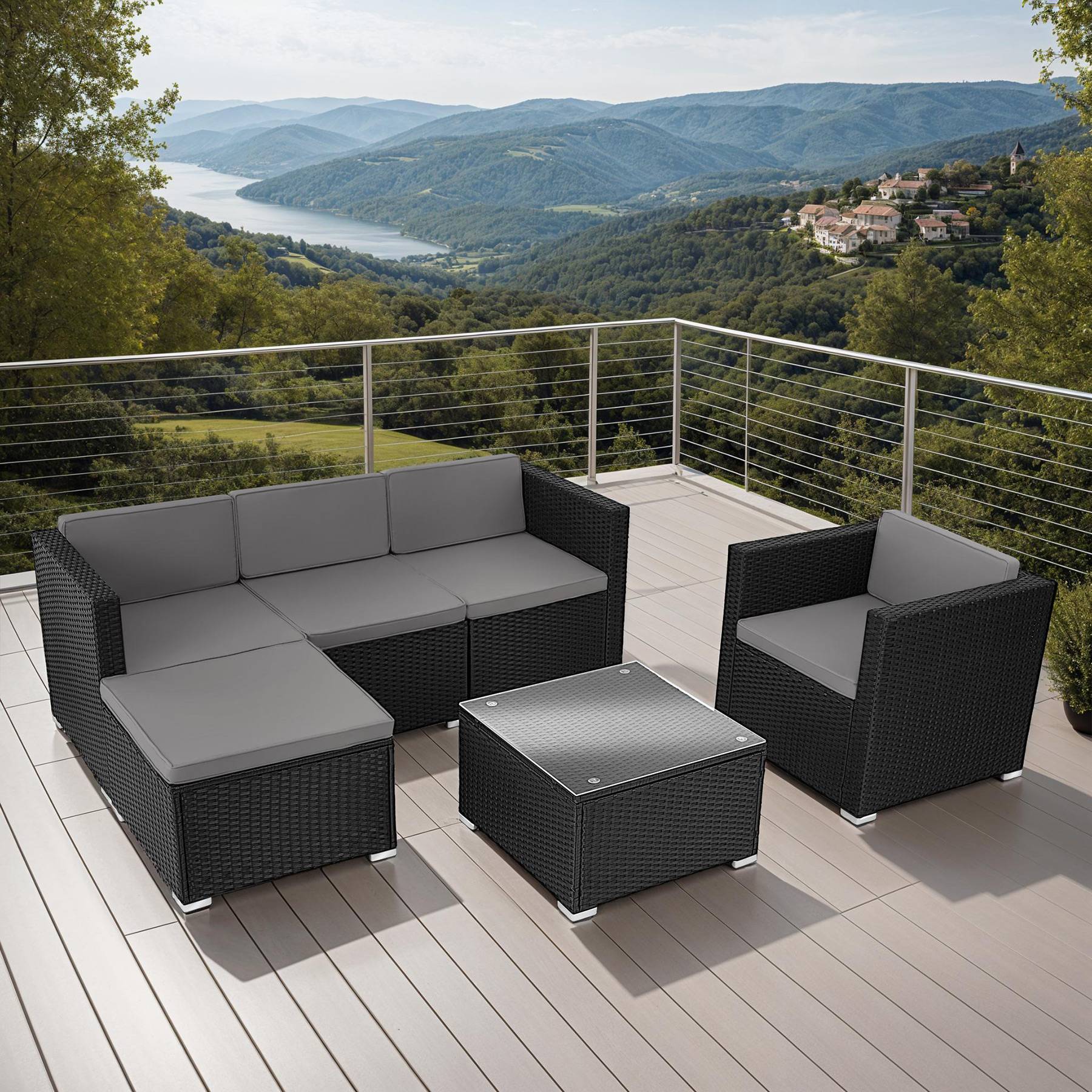 Rattan Lounge Lignano
