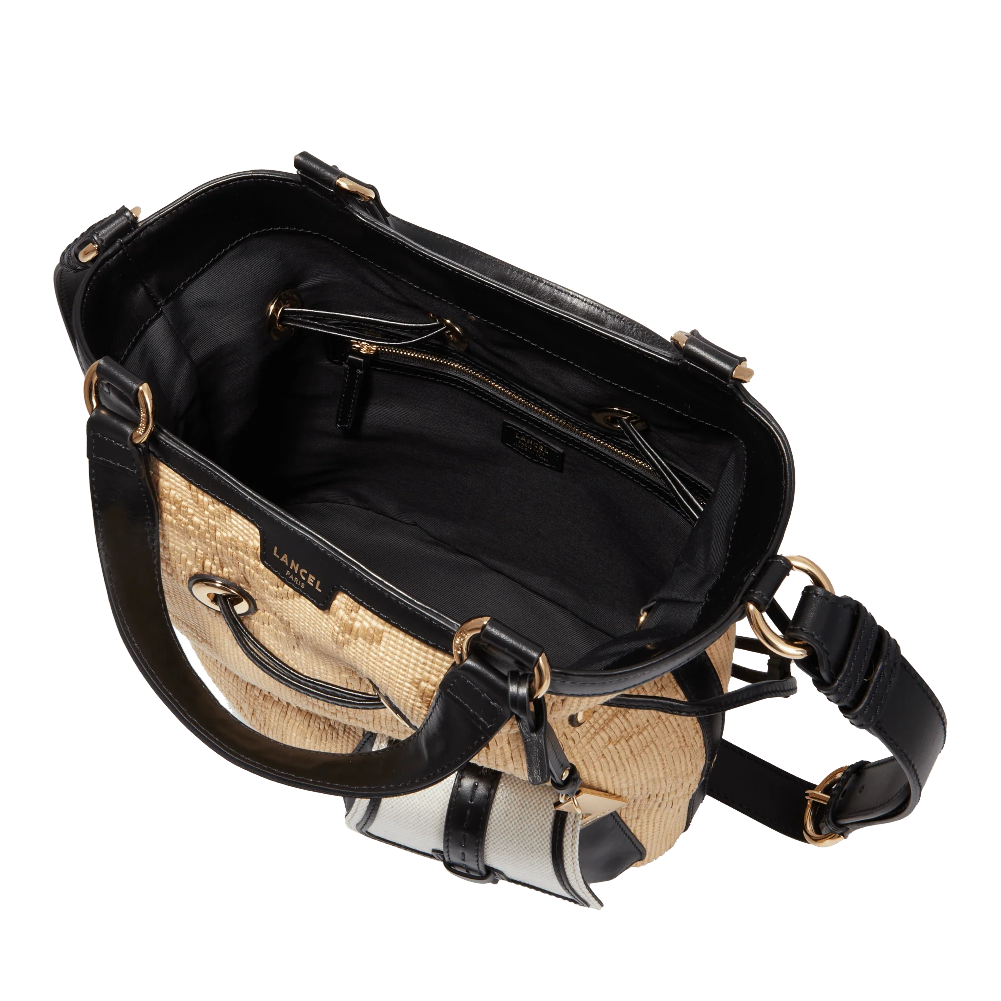 M bucket bag Premier Flirt de Lancel-Naturel/Noir