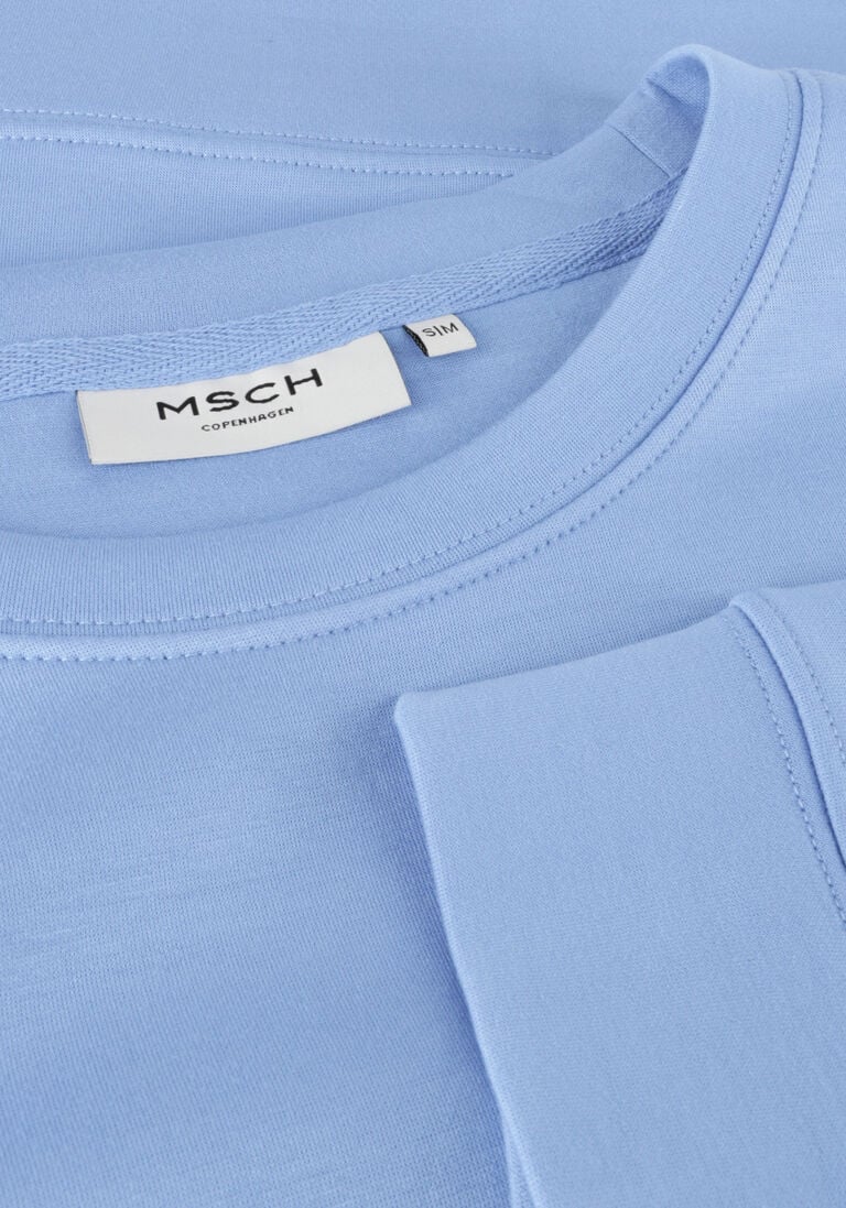 MSCH COPENHAGEN donkerblauwe msch copenhagen trui mschima q sweatshirt