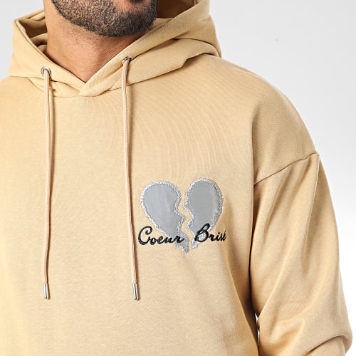 Sweat Capuche LL696 Sable Réfléchissant