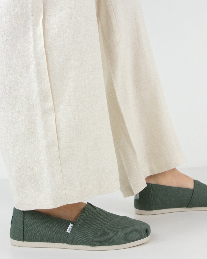 Toms Alpargata Instapschoenen  - groen