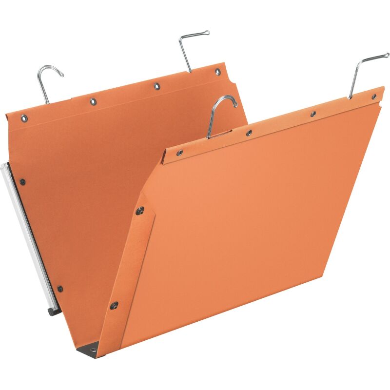 Dossier suspendu pour armoires kraft Tub L'Oblique AZ fond 30 mm orange