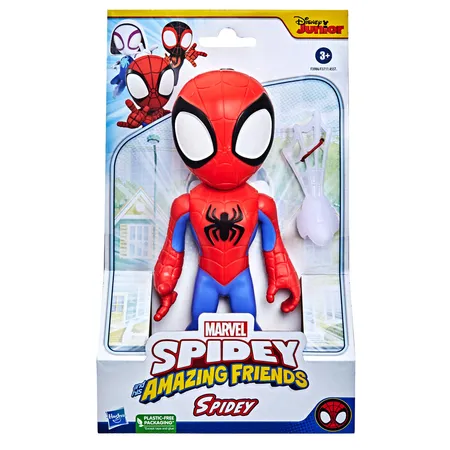 Hasbro Spidey and His Amazing Friends supergroße Miles Morales: Spider-Man Figur, 1 Stück, 4-fach sortiert