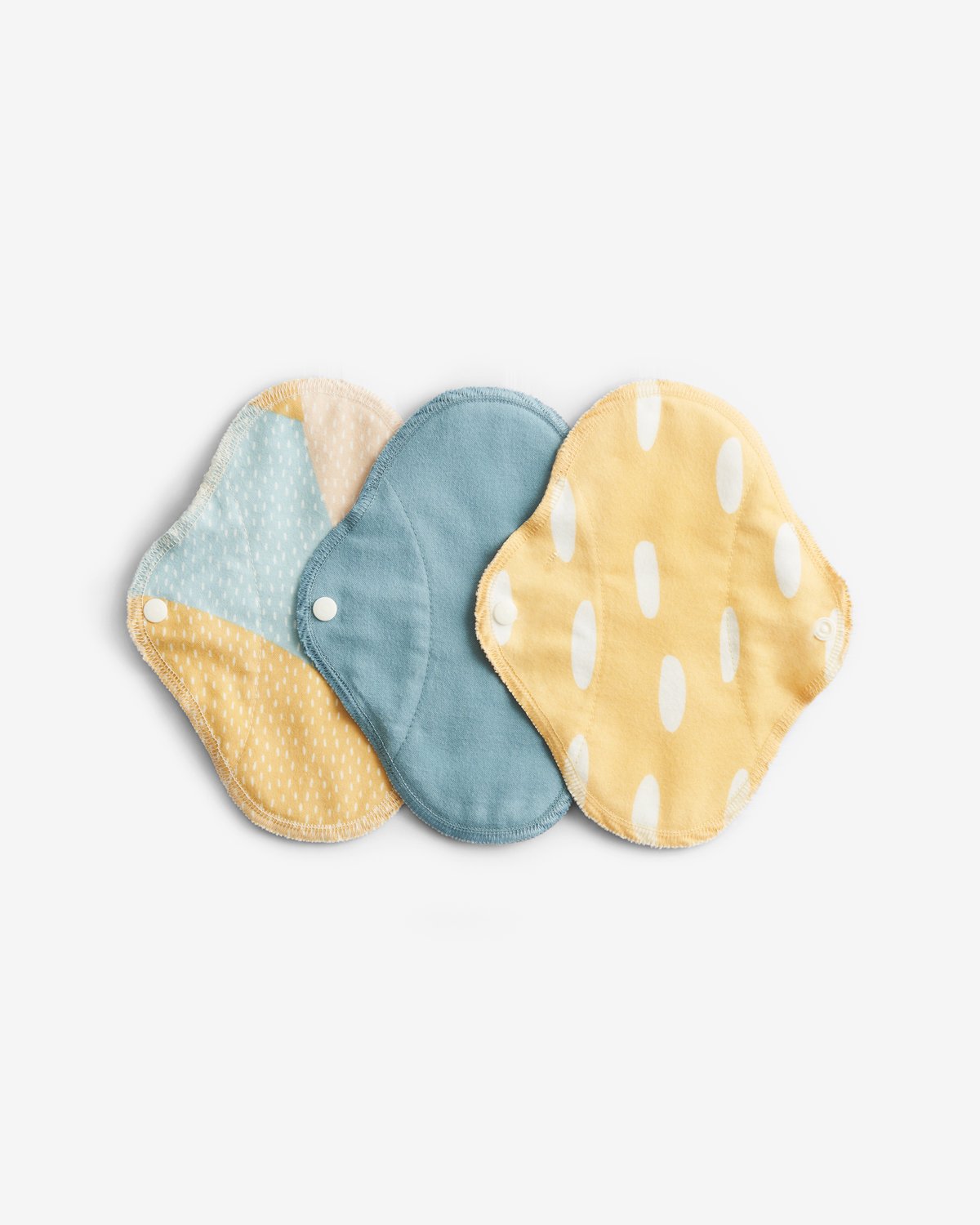 3pk Gjenbrukbare Truseinnlegg i Light Flow – Øko Bomull | Panty Liner Classic