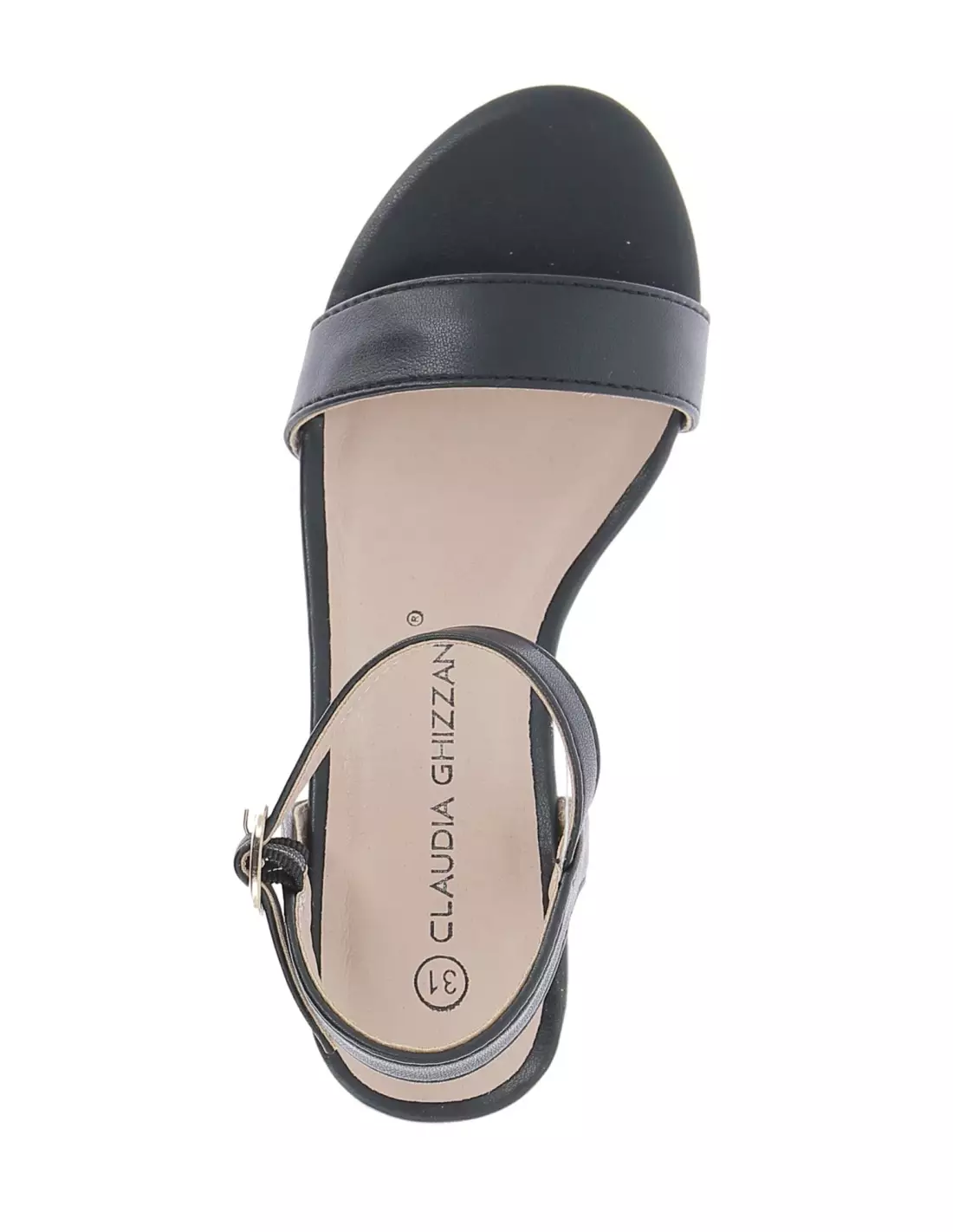 CLAUDIA GHIZZANI 1KX0110801 - Sandales & nu-pieds BLACK-PU