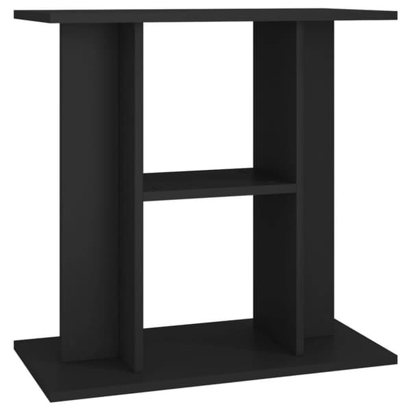 vidaXL Akvariumstativ svart 60x30x60 cm konstruert tre