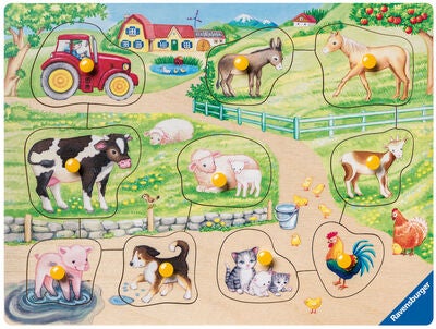 Ravensburger Puslespill Morgen På Farmen 10 Biter