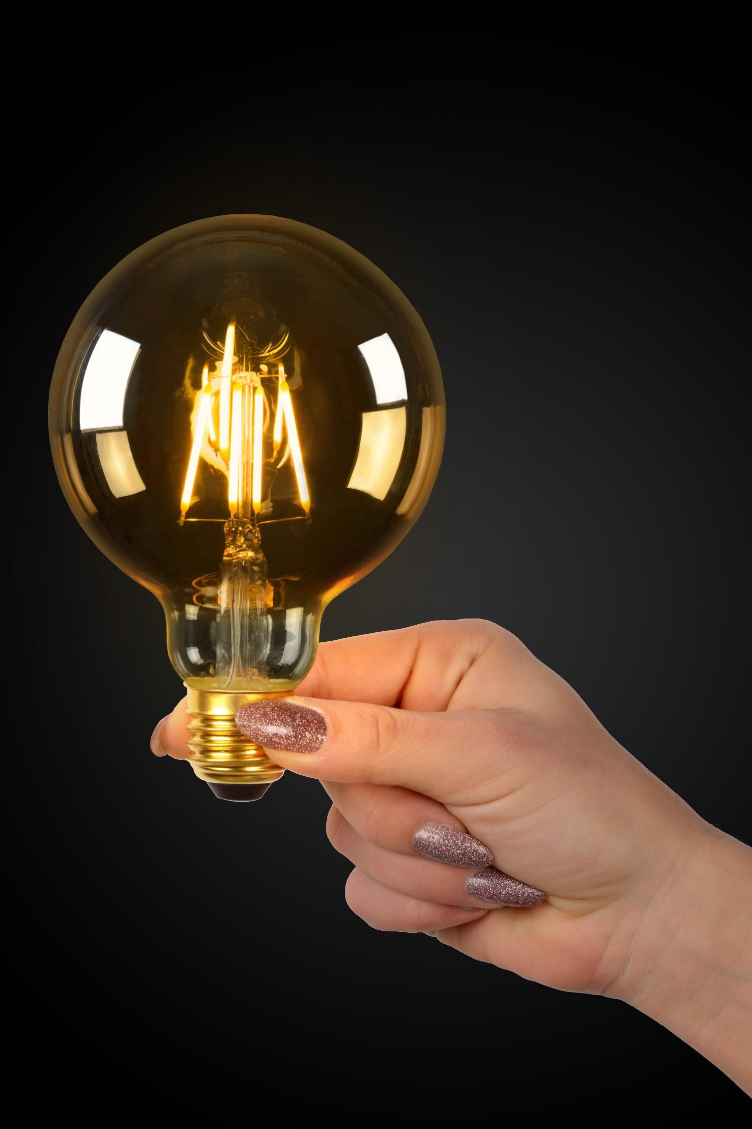 Lucide G95 Filament lamp - Amber (set van 4)