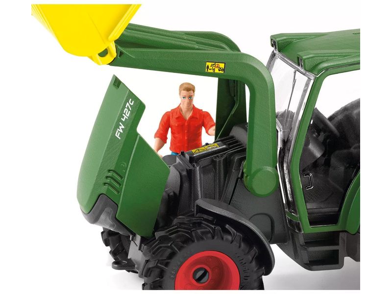 Schleich Spielfigurenset Farm World Traktor mit Anhänger Traktor-Spielset