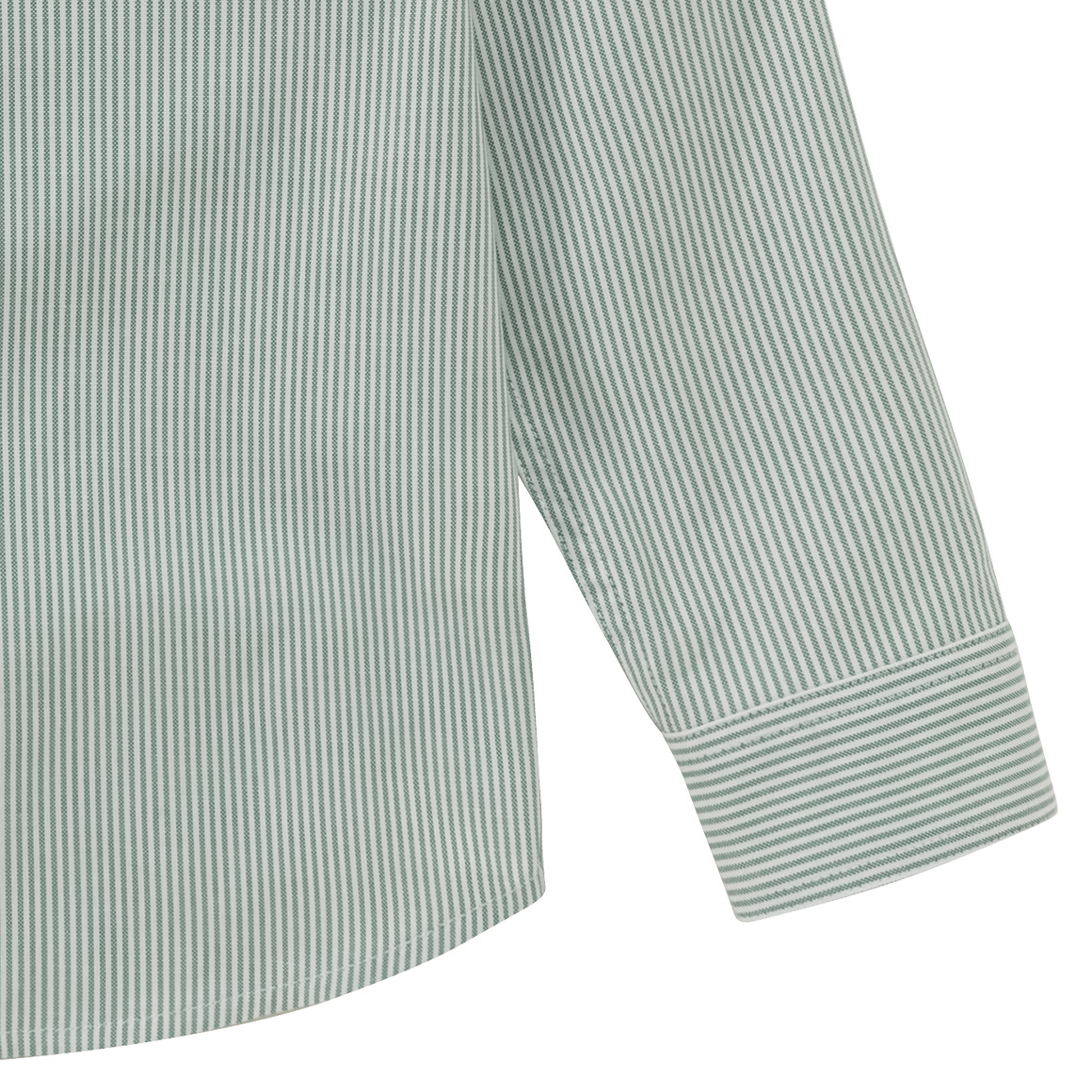 Jonas Nielsen Jungen Hemd mit Button-down-Kragen grün / weiss