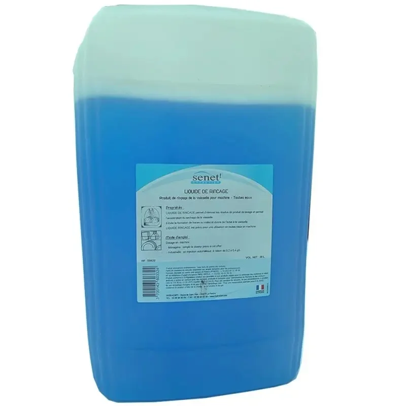 SENET - Liquide de rinçage lave vaisselle - Naturel - 20L