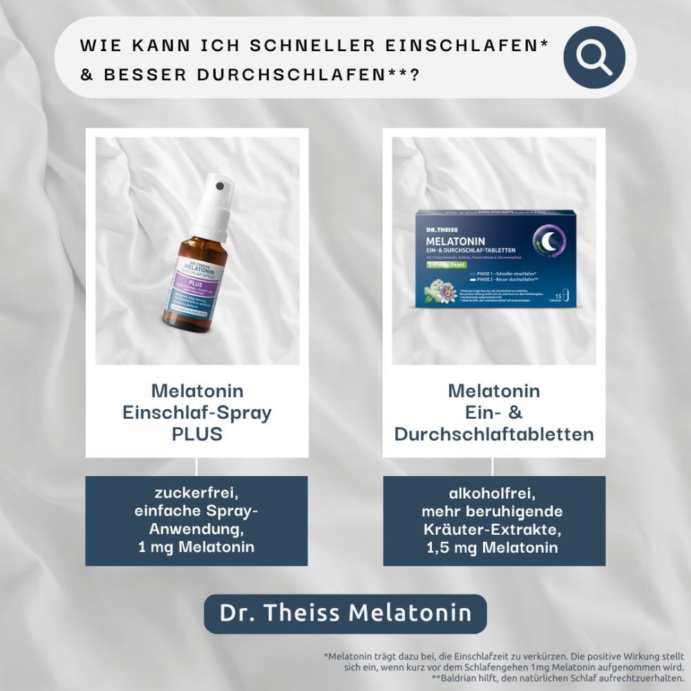 Dr. Theiss Melatonin Ein- & Durchschlaf-Tabletten