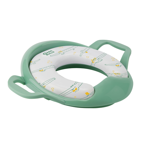 Réducteur de toilette avec poignées Vert - BADABULLE