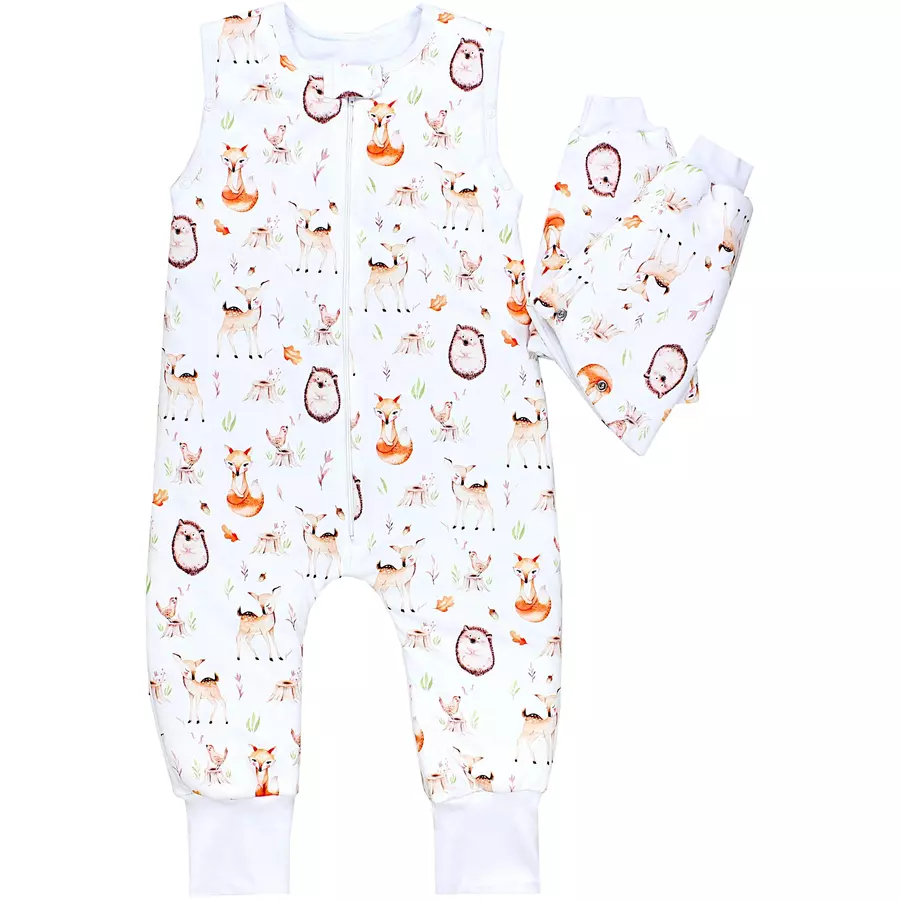 TupTam Baby Schlafsack mit Beinen und Ärmel Winter mehrfarbig Modell 2