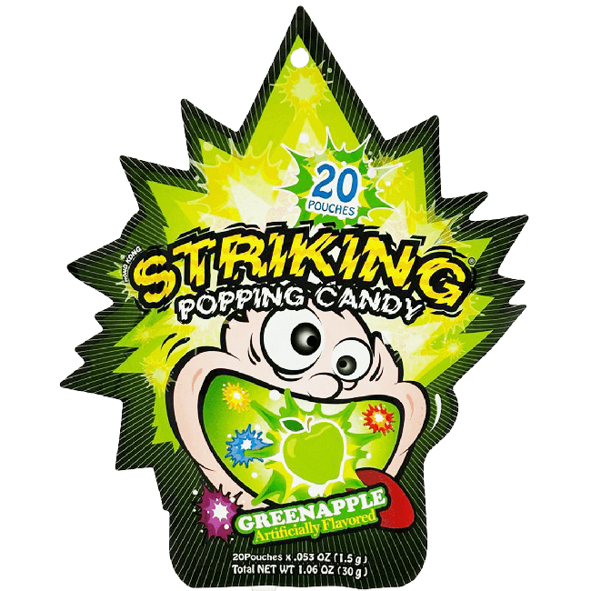Yuhin Striking Knetter Snoepje Groene Appel Smaak 30g