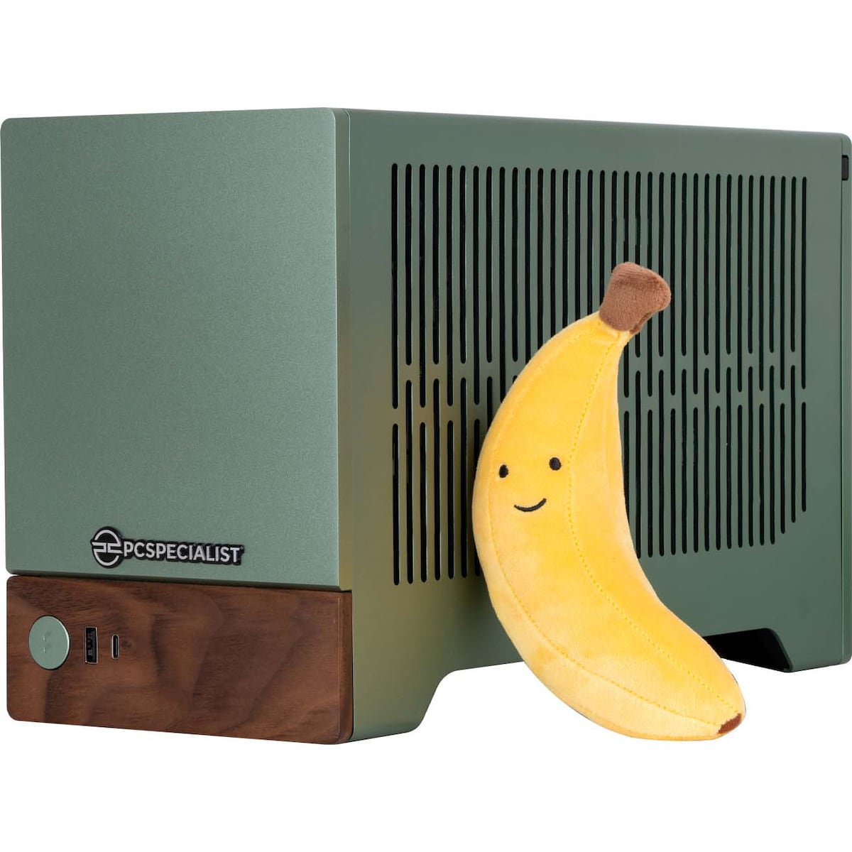 PCSpecialist Terra 100 R7-7X3D/16/1TB/4070S stasjonær gaming-PC (jade)