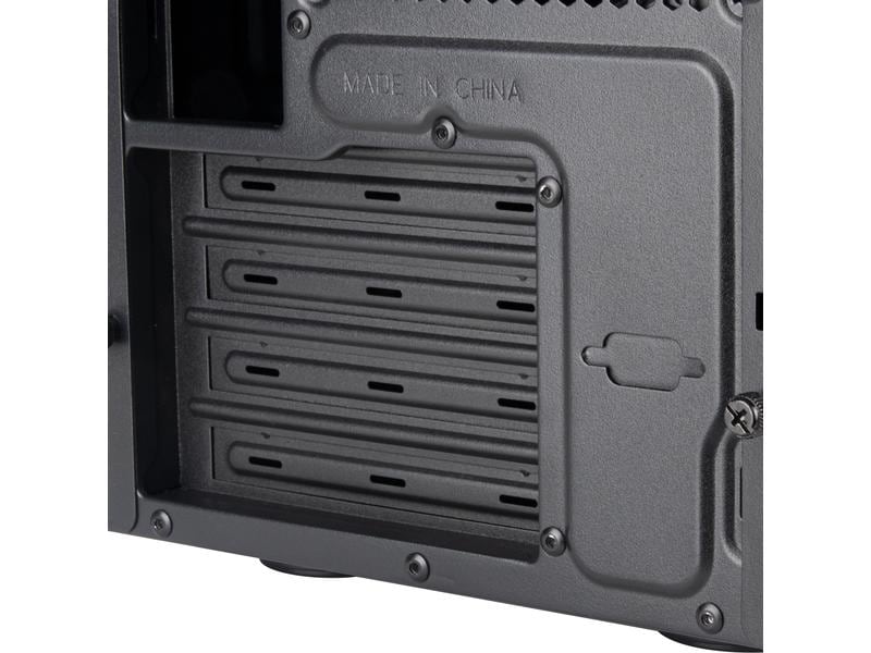 SilverStone PC-Gehäuse Fara 313 Kompaktes Micro-ATX-Tower-Gehäuse mit voller Kompatibilität in Bezug auf Speicherlaufwerke
