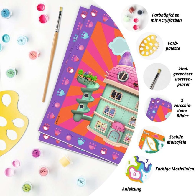 Gabby's Dollhouse - Malen nach Zahlen - Junior