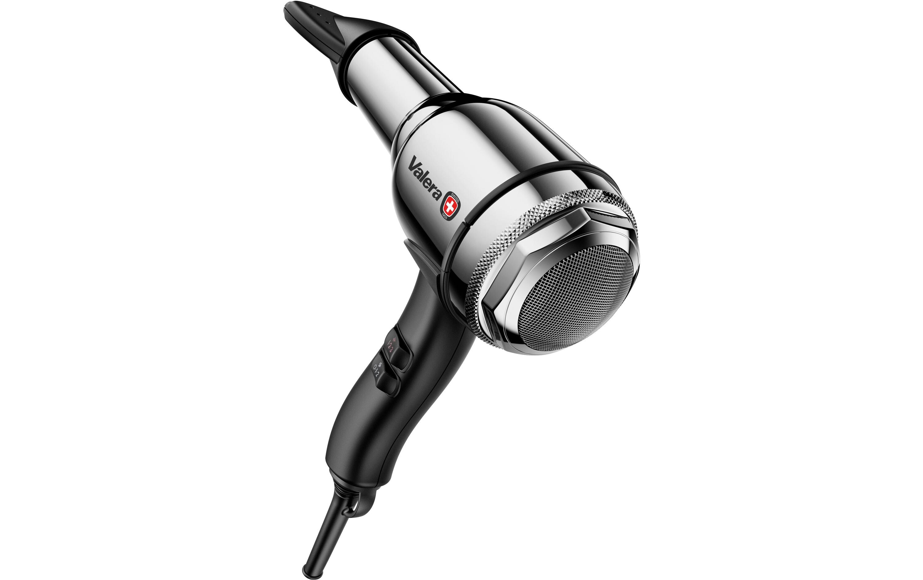 Profihaartrockner Swiss Steel-Master Chrome<br>Professioneller Haartrockner mit AC-Performance Light Motor