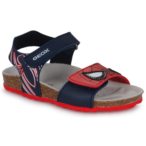 Geox - B SANDAL CHALKI BOY - Marine / Rouge