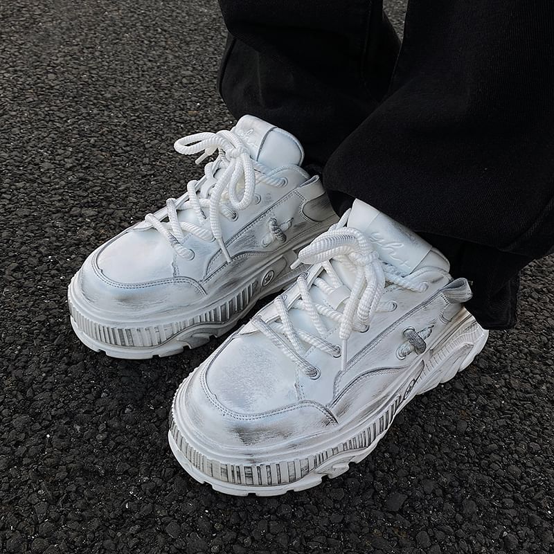 HANO - Platform Paneel Sneakers