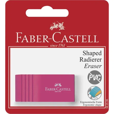 Faber-Castell Radierer Scribolino Bicolor, 1 Stück, farblich sortiert