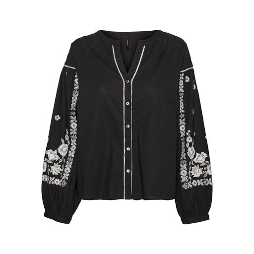 Vero Moda Vina Bluse, Black Big Flower, L