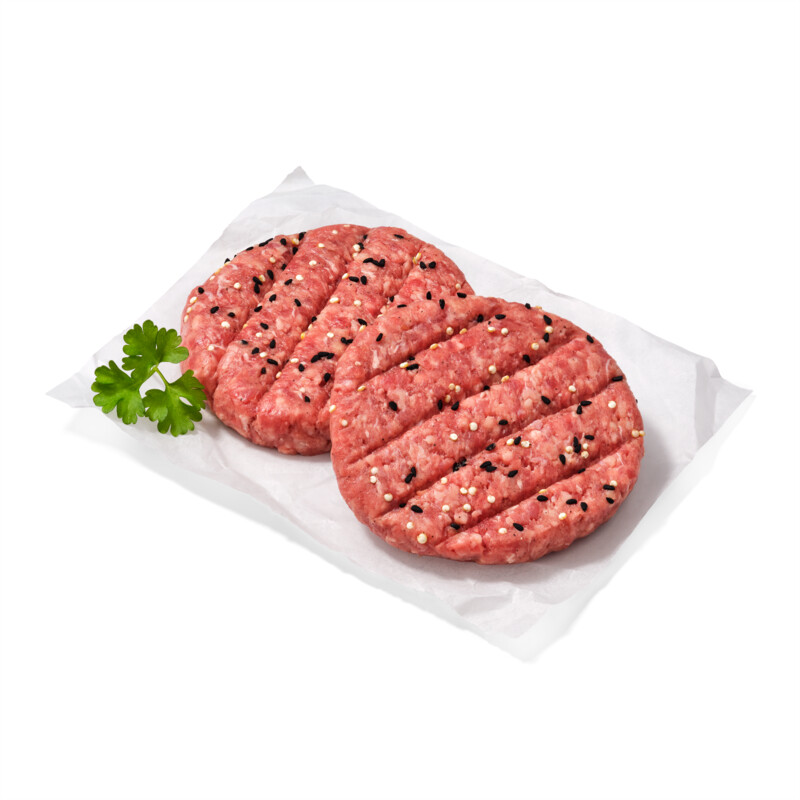 AH Greenfields Beefburger bacon 2 stuks