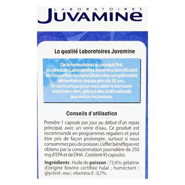 Juvamine Saúde Cardiovascular Ômega 3 45 cápsulas