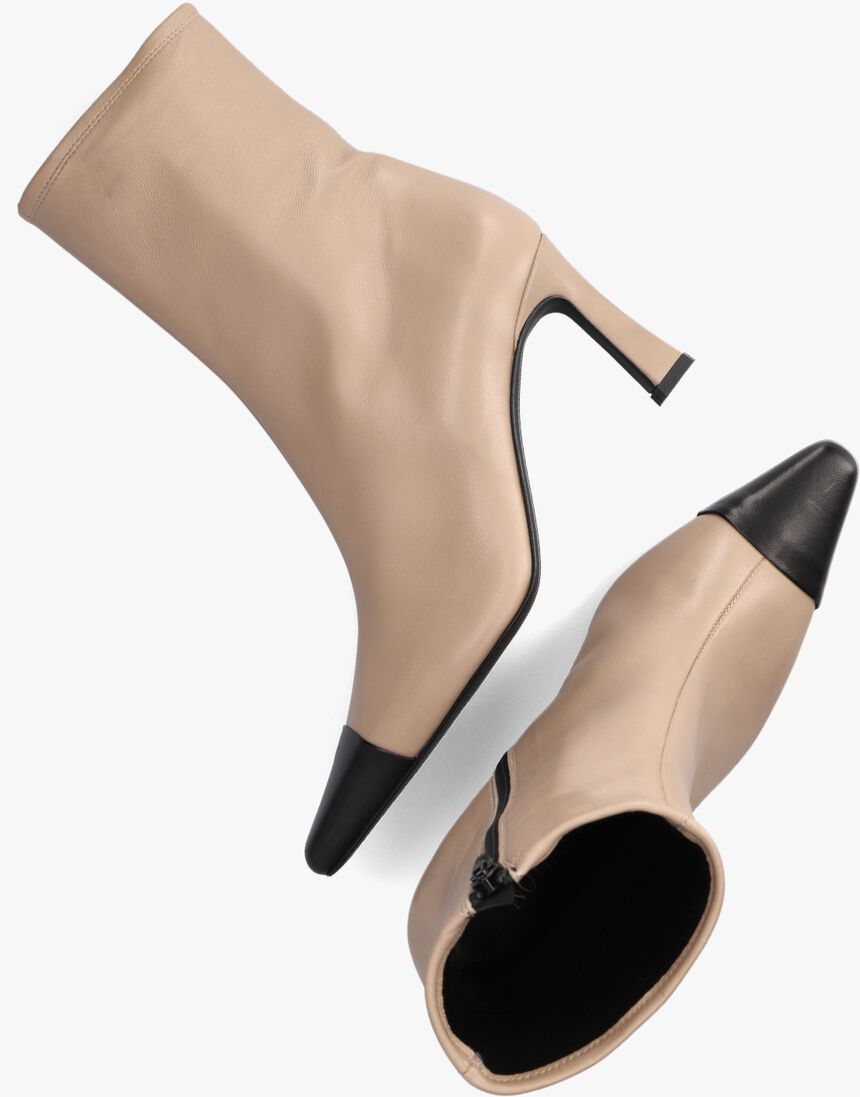 NOTRE-V beige notre-v enkellaarsjes alba