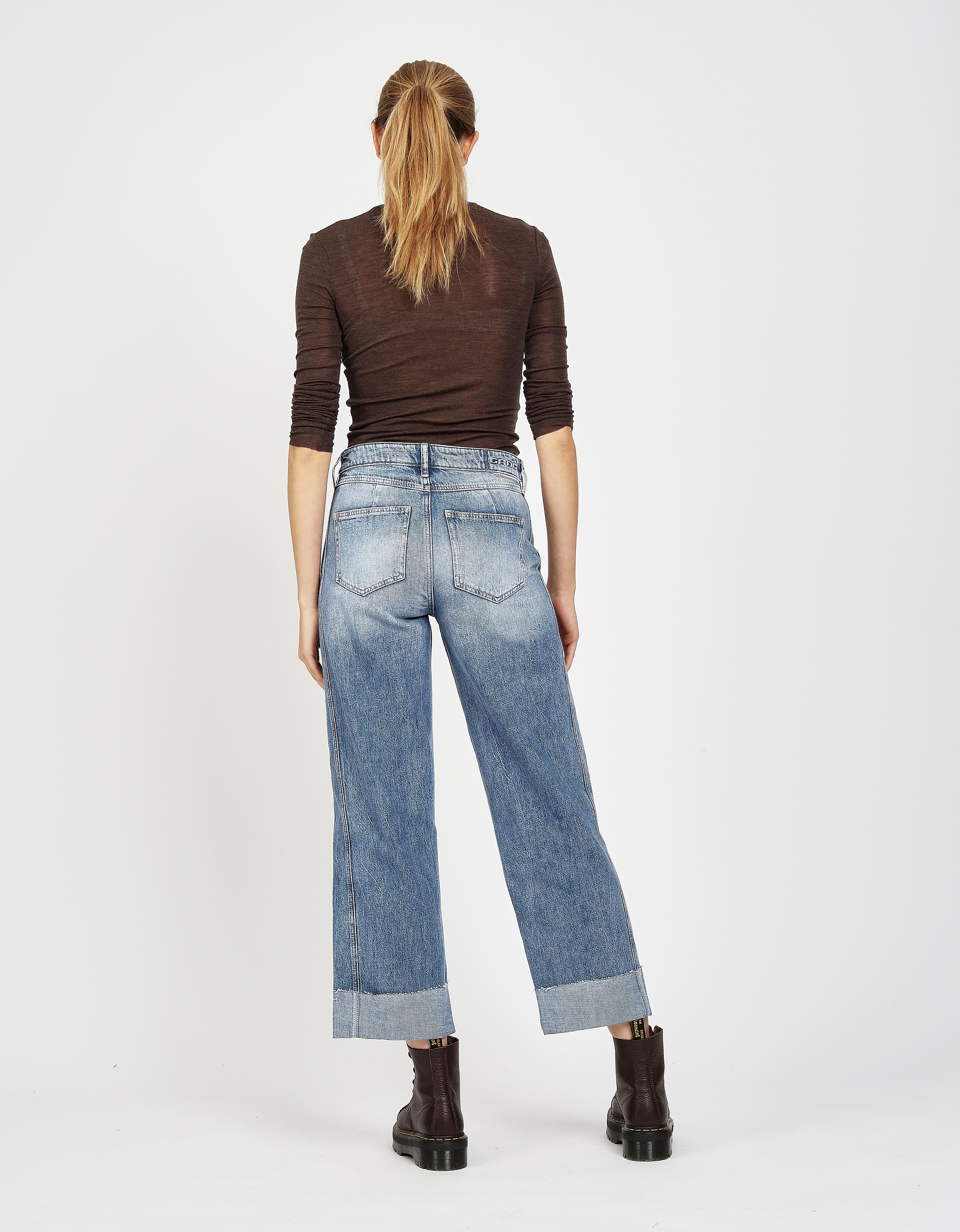 GANG Straight-Jeans »94BLAKE STRAIGHT«, mit eingesetztem Seitenstreifen, High Rise