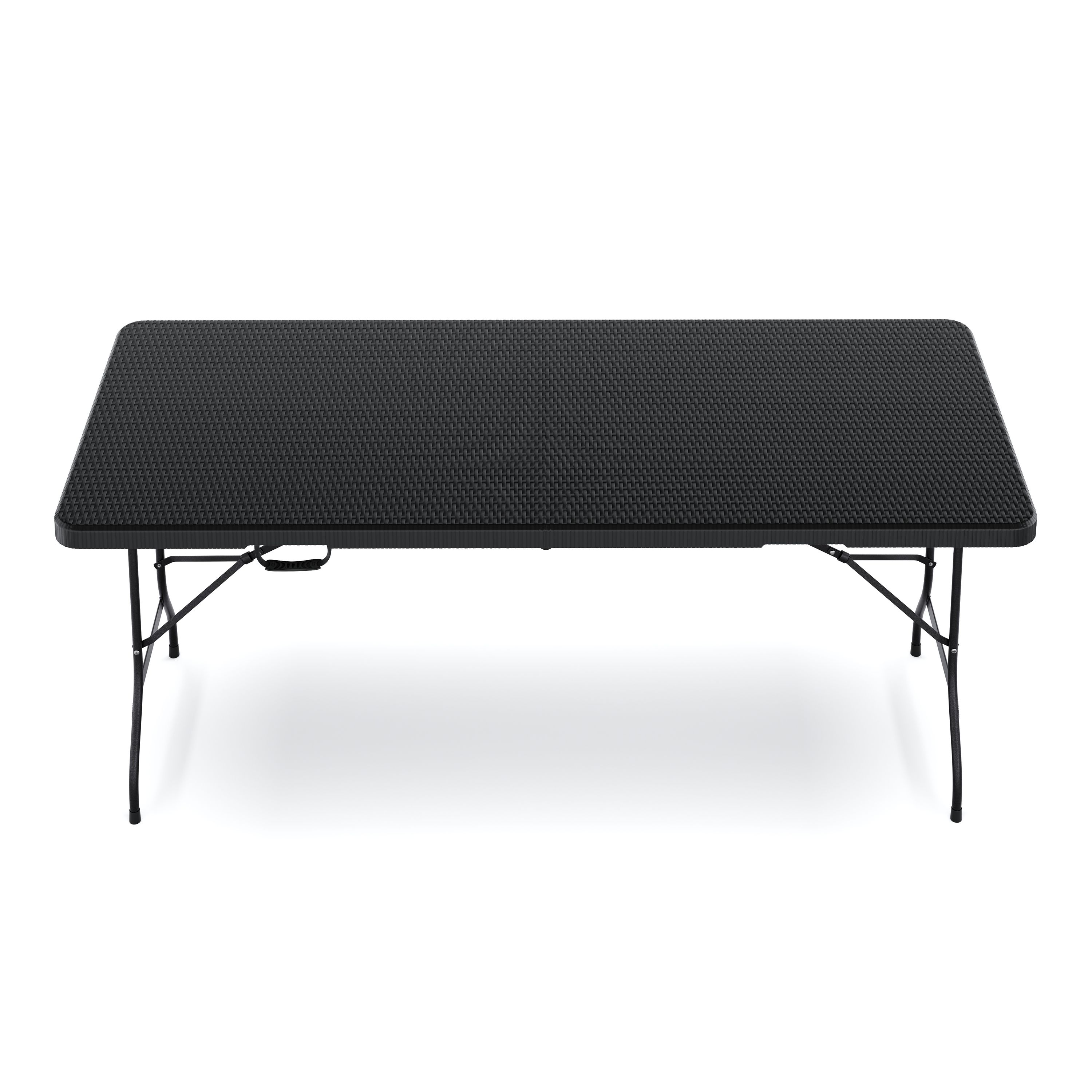 Campingtisch klappbar 180 x 75 cm Rattanoptik