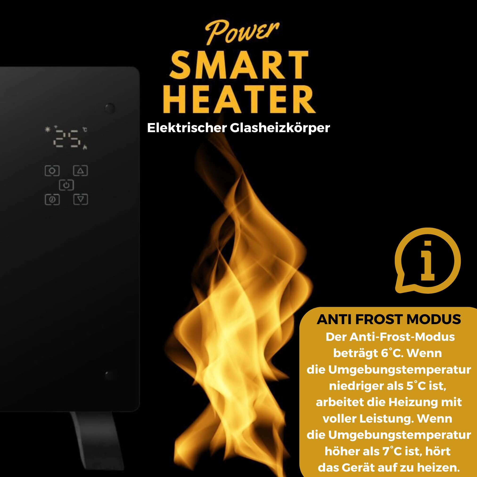 Best Direct® Elektroheizungmit App Steuerung, WiFi - Smart Heizkörper Power Smart Heater