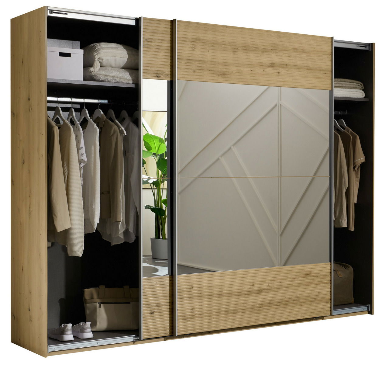 Z2 Schwebetürenschrank 2-türig SUTERA