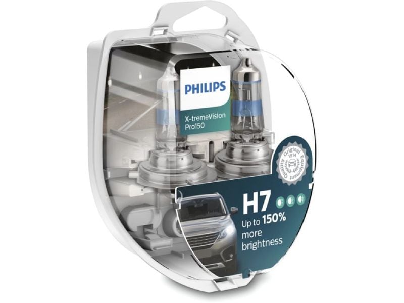 Philips Automotive X-tremeVision Pro150 Set PKW Effiziente und langlebige Autoscheinwerfer